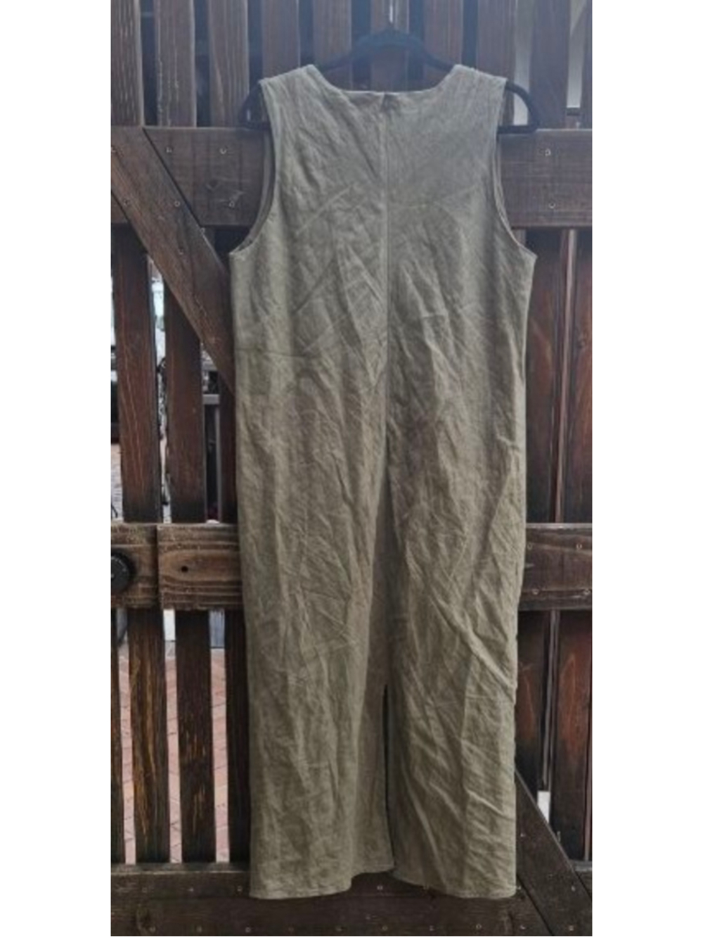 Everlane The Linen Bias Cut Dress Size 10 - Picture 4 of 9